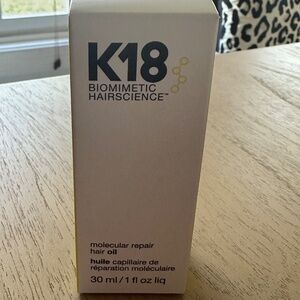 NIB K18 molecular repair hair oil - 1 Fl. Oz.